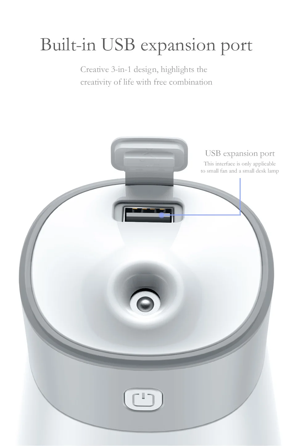Baseus увлажнитель воздуха диффузор Difusor Humidificador для дома и офиса автомобильный Ароматический диффузор увлажнитель воздуха с цветным вентилятором светильник
