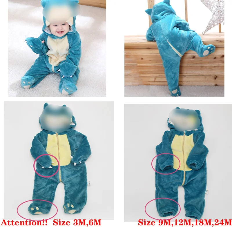 Infant Romper Baby Boys Girls Jumpsuit Newborn  Clothing Toddler Pajamas Winter Baby Clothes Panda Romper Toddler Costumes