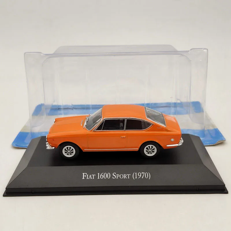 IXO 1/43 Fiat 1600 Sport 1970 коллекция оранжевых литых моделей автомобилей ограниченного