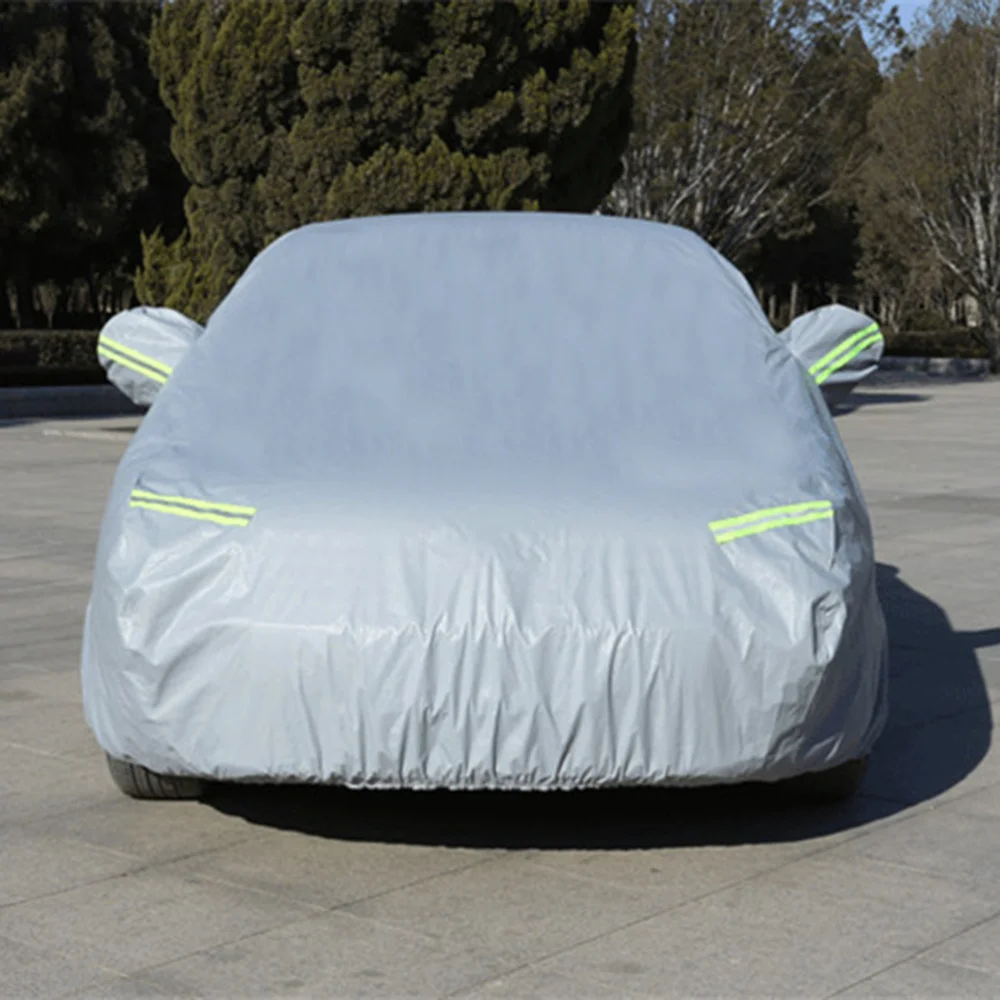 

Universal Full Car Snow Ice Waterproof Sun UV Rain Shade Cover Outdoor Protector - Size M
