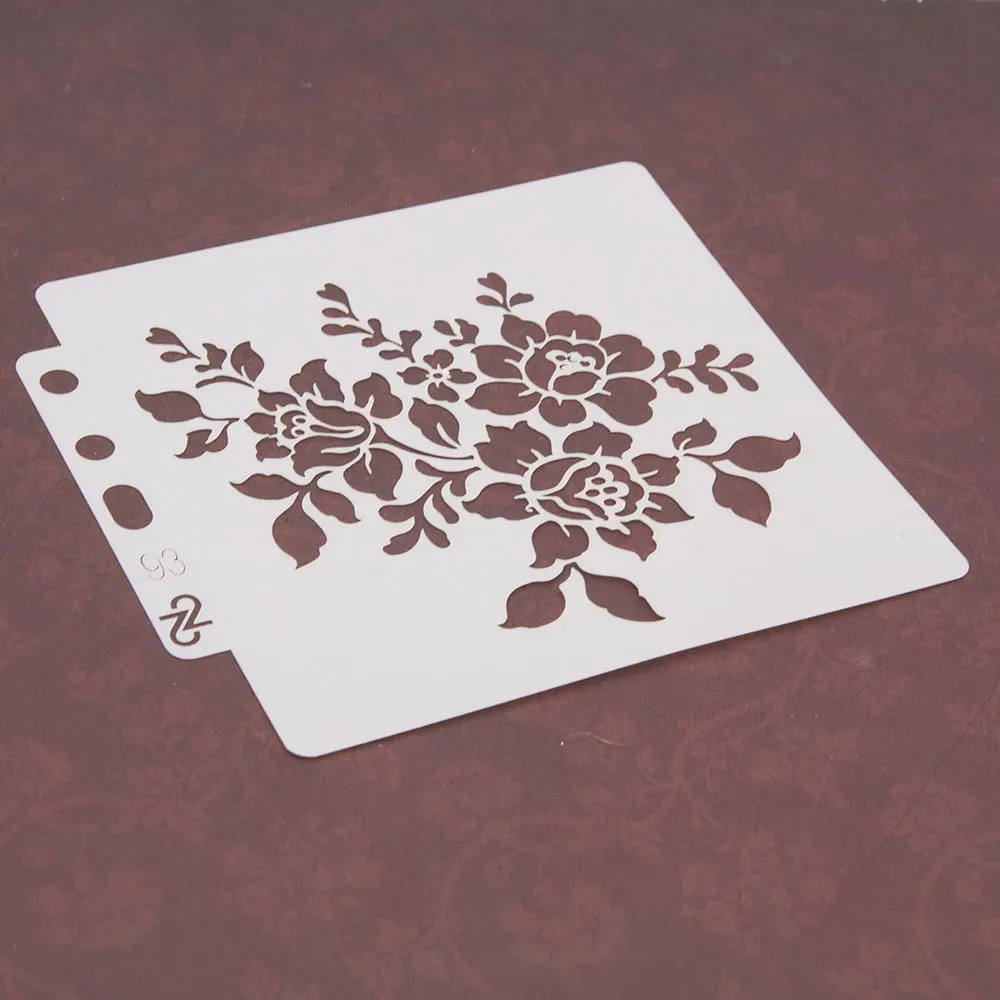 

14*13cm Flowers Leaves DIY Layering Stencils Wall Painting Scrapbook Coloring Embossing Album Decorative Card Template