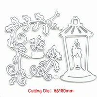 metal cutting dies christmas burning candle stencils for diy embossing scrapbook album paper card decoration craft