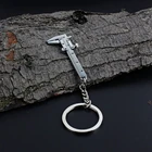 Автомобильный гаджет, подвижный штангенциркуль, линейка, модель брелока, держатель, мини-штангенциркуль, брелок, автомобильный турбо, автомобильный брелок, измерительный инструмент