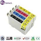 Совместим с чернильным картриджем T0711 T0711-T0714 для Epson Stylus D78 D92 D120 DX4000 DX4050 DX4400 DX4450 DX5000 и т. д.