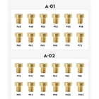 Набор Dellorto серии PHBG AD, 12 шт., мотоциклетный медный карбюратор, основное измерительное отверстие и основное сопло