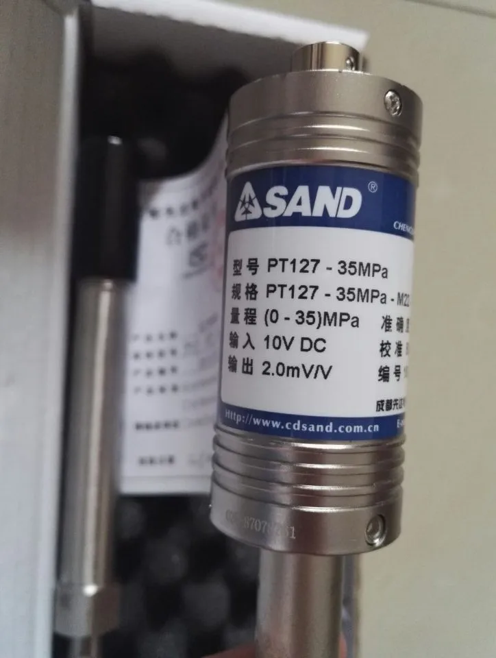 

High temperature melt pressure sensor PT127-35MPA-M22-150/470 Chengdu Xianda Electronic SAND