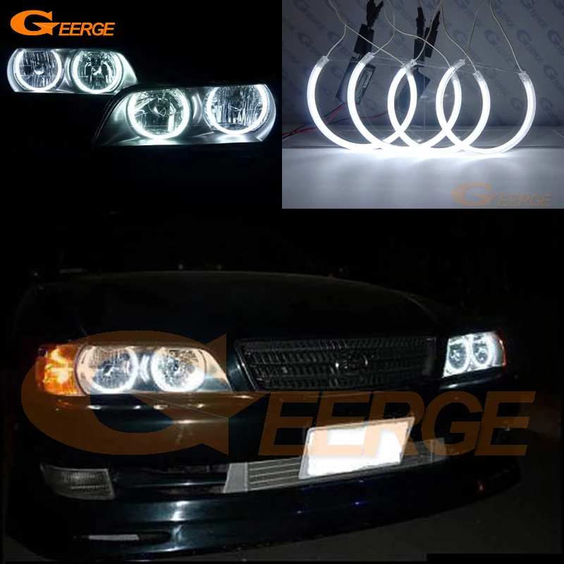 Для Toyota Chaser JZX100 1996 1997 1998 1999 2000 2001 отличный ультра яркий CCFL ангельские глазки Halo