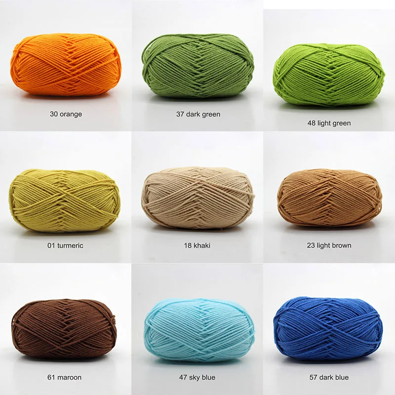 Молочная хлопковая пряжа товары для ручного вязания вязание одеяло игрушка