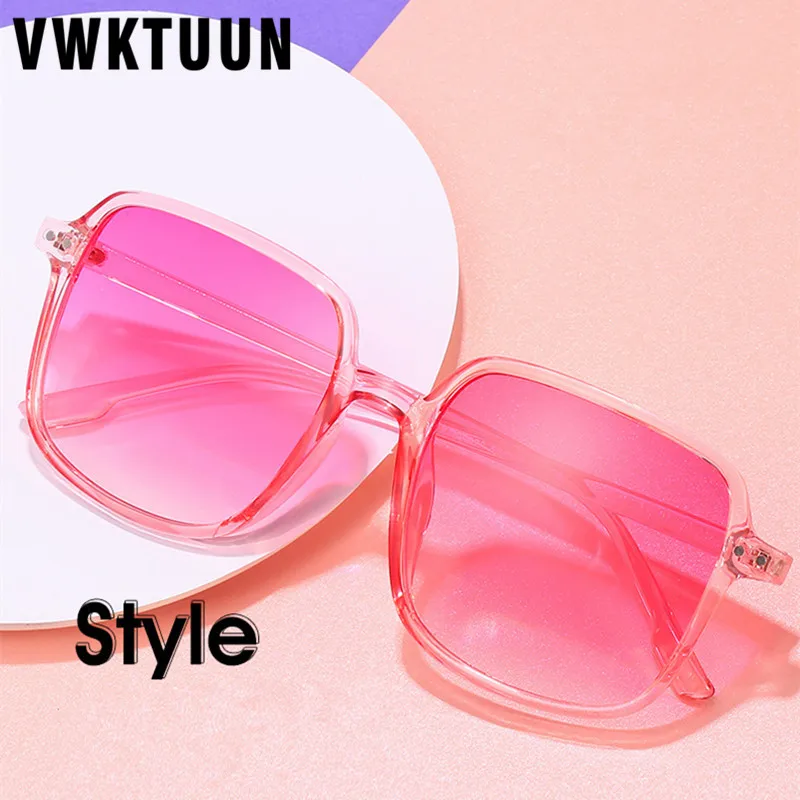 

VWKTUUN Square Sunglasses Women Creative Sunglasses Woman UV400 Driving Driver Goggles Female Sunglass Outdoor Light Eyewear