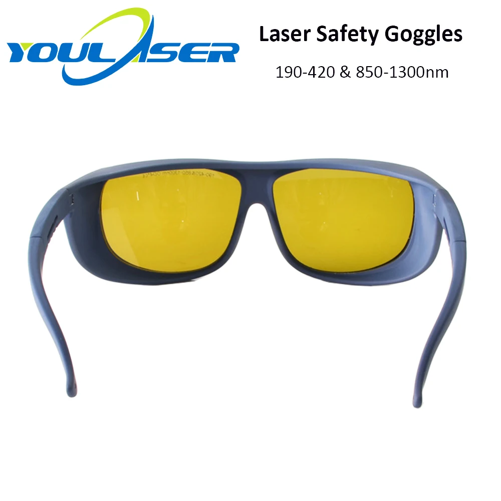 Лазерные защитные очки YOULASER 1064 нм 850-1300 OD4 + CE для оптоволоконного лазера |