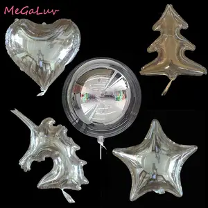 50100 шт., прозрачные гелиевые шары, 1218202436 дюймов