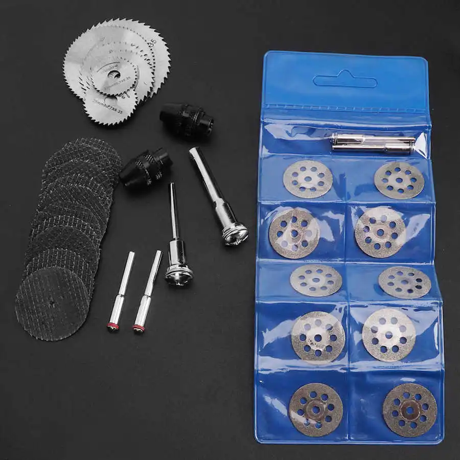 

34Pcs Set HHS Circular Resin Diamond Cutting Set Electric Grinding Tool Kit