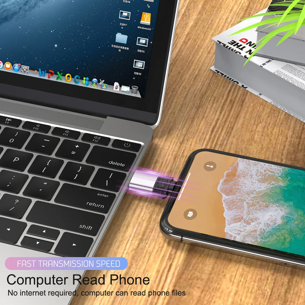 USB OTG адаптер для Lightning/Micro SD/TF Card Reader iPhone 11 Pro Max/XR/X/8/7/6 s/6 s Plus/iPad | Мобильные телефоны и