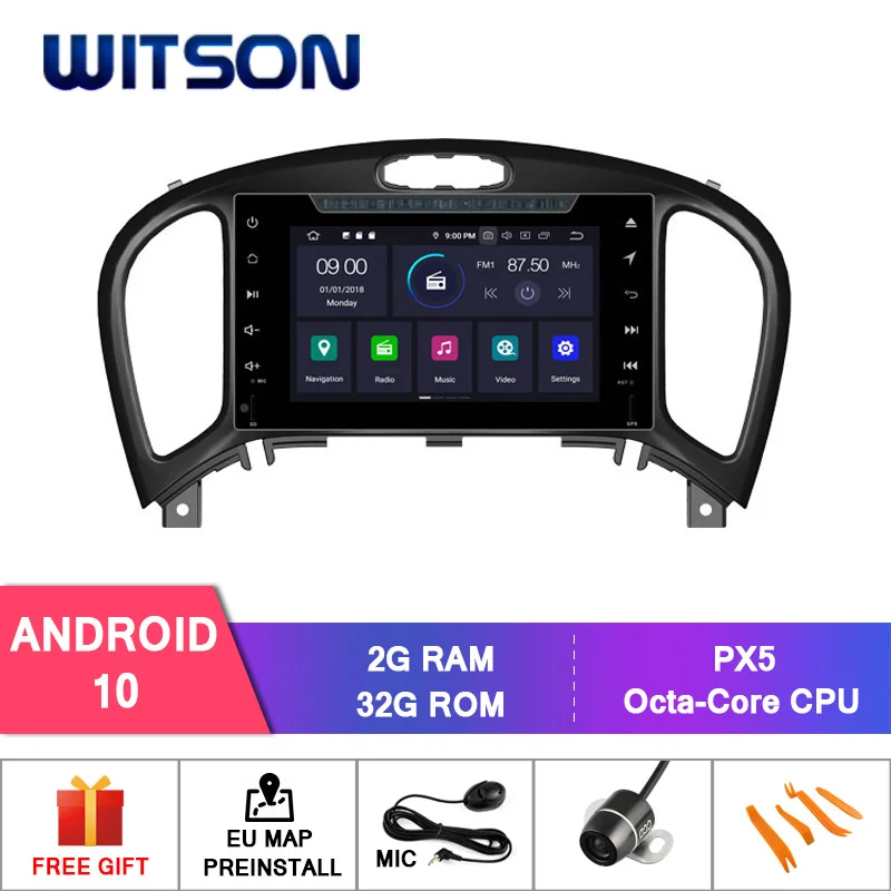 Автомобильная навигационная система WITSON Android 10 0 для NISSAN JUKE 2012-2017 автомобильный
