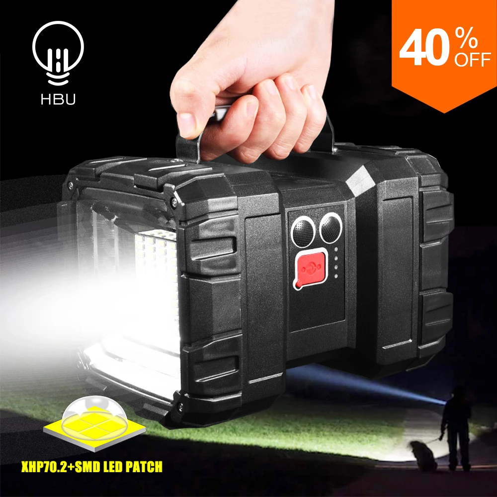 Портативный поисковый светильник светодиодный Usb Перезаряжаемый флэш супер