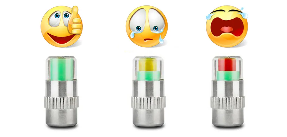 Шина Давление монитор шток клапана Кепки Сенсор индикатор 32 фунтов/кв. дюйм 2 4 Бар