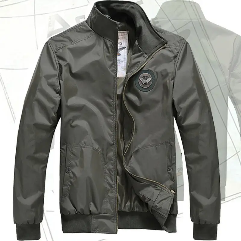 

Cool Men's Flight Jacket Mens Fashion Clothing Trends Outdoor Casual Spring and Autumn Men's Bomber Jackets