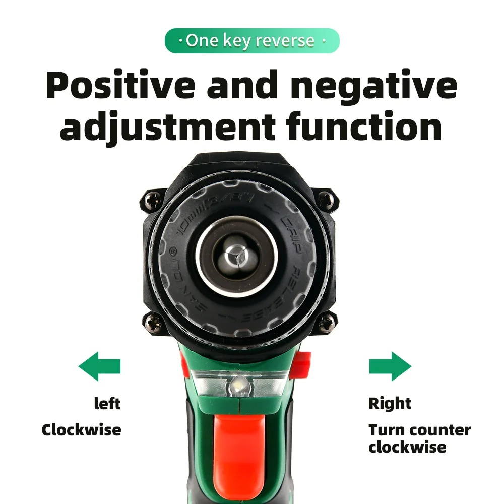 12V 16V Power Tool With Cordless Screwdriver Dril For Household Lithium Driver 20V 24V Mini Electric Industrial DEDEO | Инструменты
