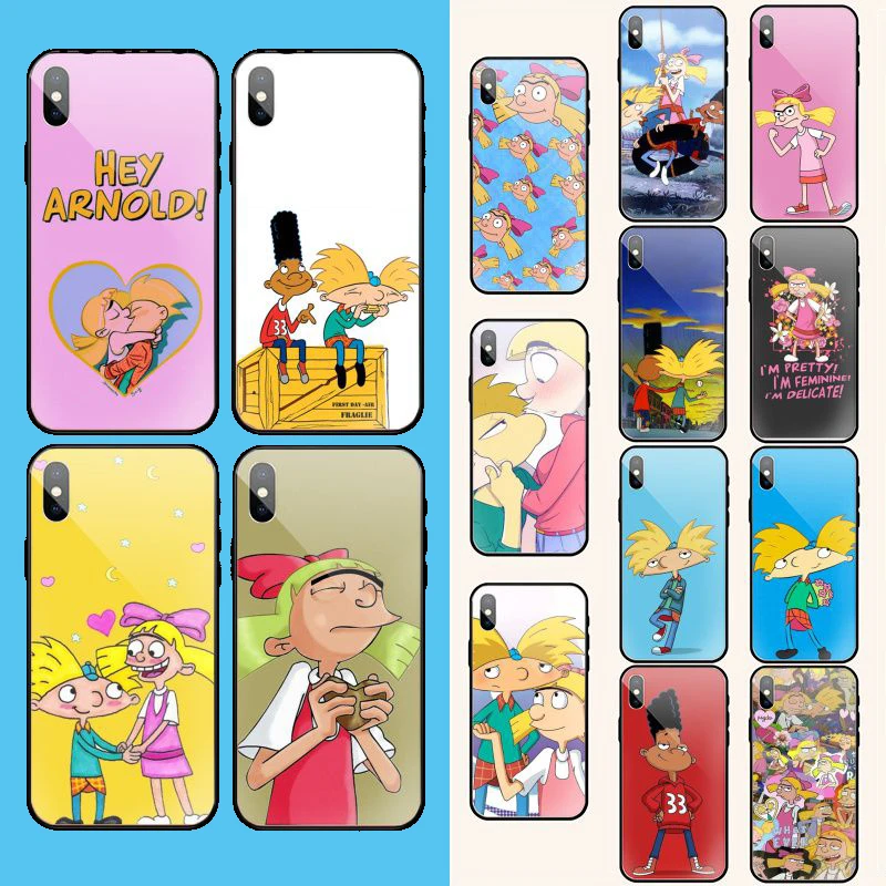 Hey Arnold Мягкий силиконовый чехол из ТПУ для iPhone 11 pro XS MAX 8 7 6 6S Plus X 5 5S SE XR | Мобильные