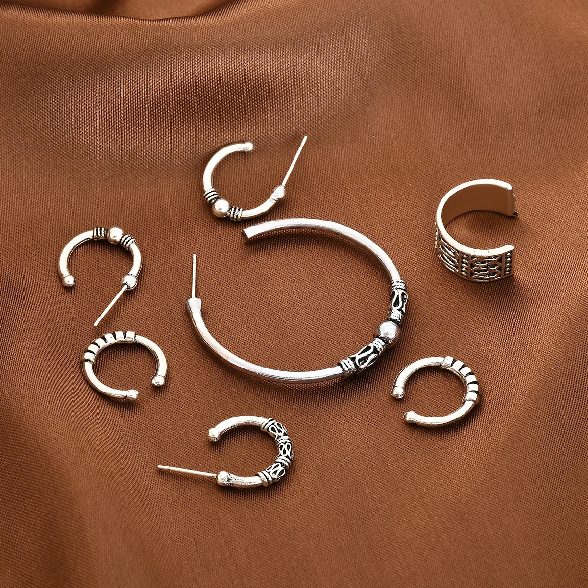 7 шт./компл. популярные европейские винтажные металлические цветные бесконечные