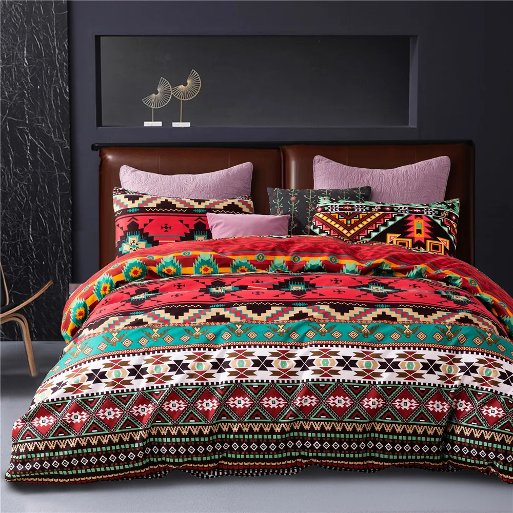 

Bohemian Mysterious Bedding Set Duvet Cover 220x240 Queen King Bedclothes Bed Sheet 150x200 Bed Covers Home Comforter