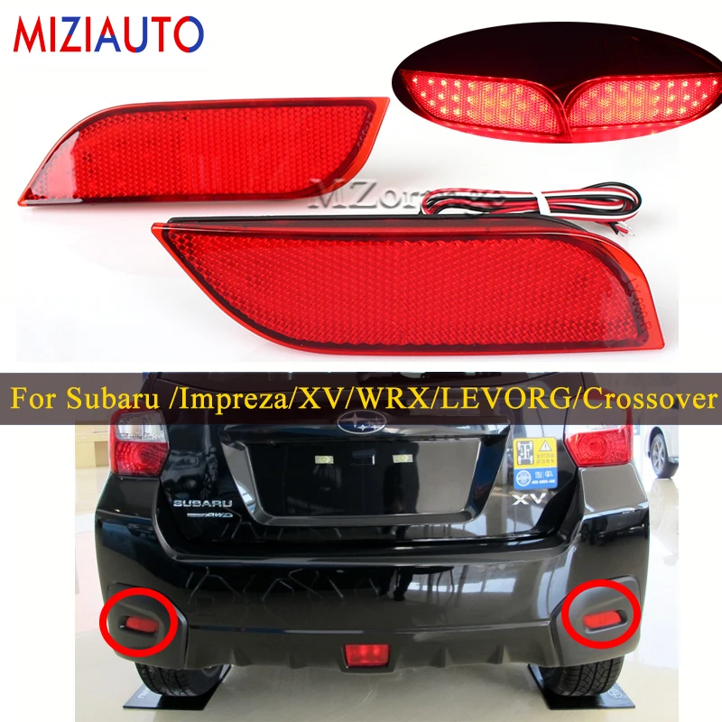 1 пара Светодиодный отражатель заднего бампера светильник для Subaru/автомобильные