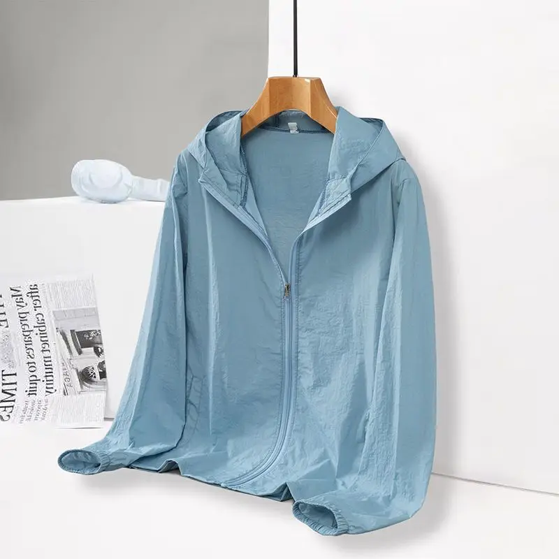 Мужской короткий свободный топ с защитой от ультрафиолета дышащая тонкая