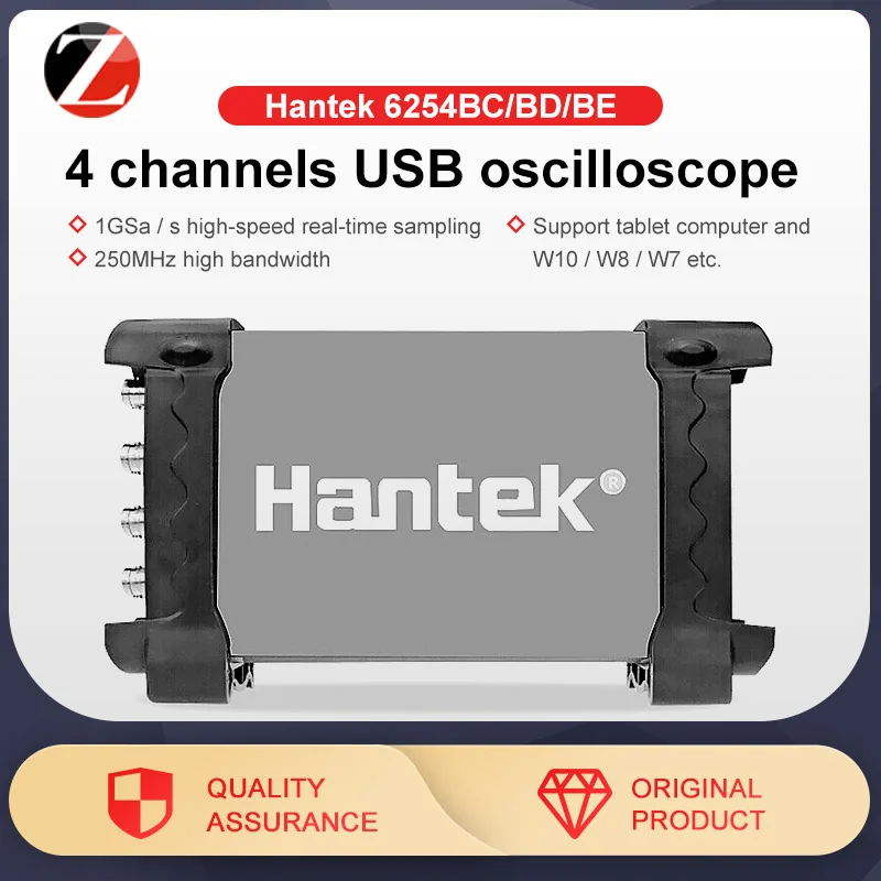 Hantek USB осциллограф 6254BC 6254BD 6254BE 250 МГц Частота дискретизации в реальном времени 1