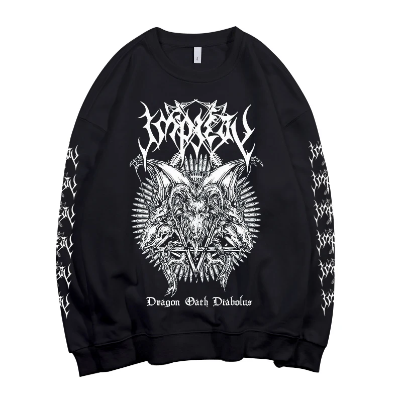 

3 designs IMPIETY Singapore band Pollover Sweatshirt rock hoodie heavy black metal sudadera rocker streetwear fleece Outerwear