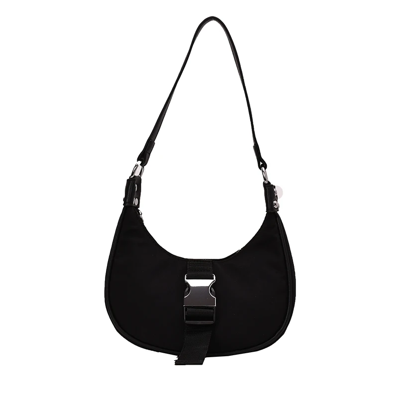 

New Buckle Design Chain PU Leather Crossbody Bags For Women 2021 Small Shoulder Simple Handbags Ladies Travel Hand Bag