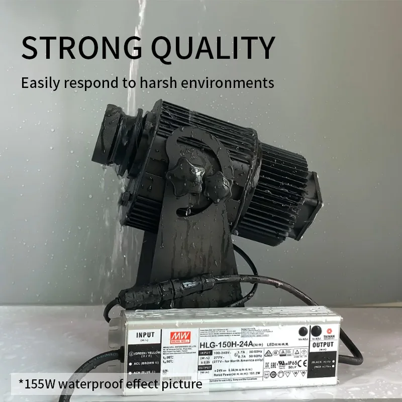 

waterproof outdoor custom led light image sign rotate gobo projector led hd logo projector