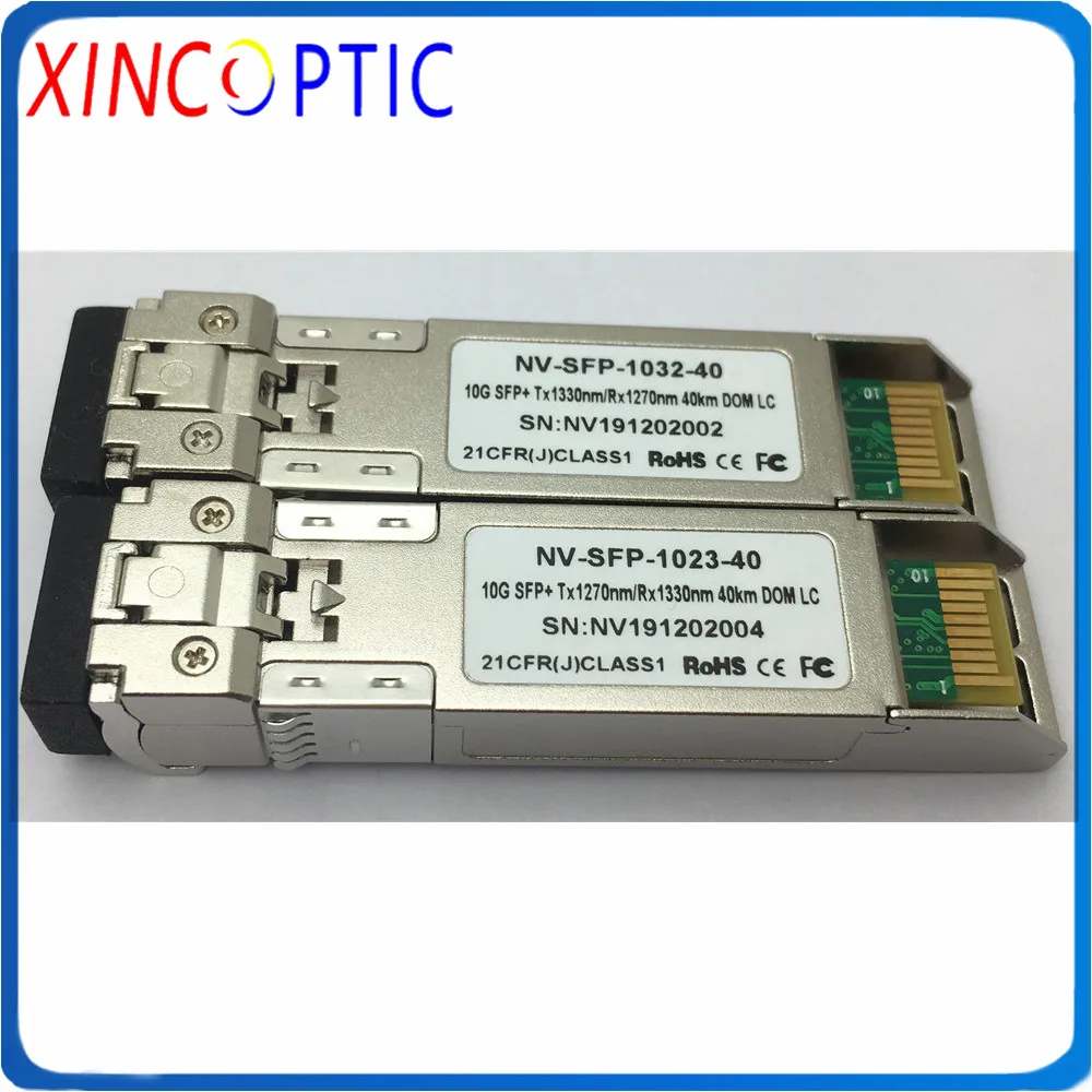 Одноволоконный одиночный Modoe Mini GBIC WDM 10G 1270 нм/1330 нм 40 км BiDi SFP + LC DOM сильная