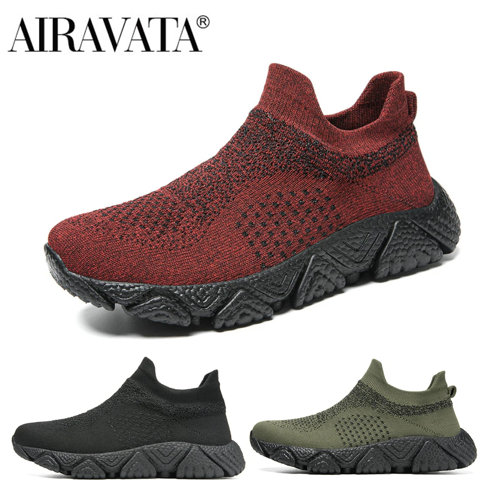 

Кроссовки Airavata мужские, дышащие, сетчатые, без шнуровки
