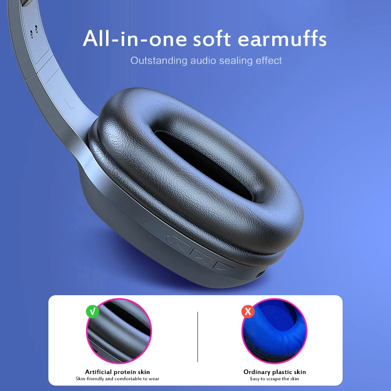 Cute Cat Ears Wireless Folding Earphones Bluetooth 5.0 Stereo foldable Noise reduction children headset With Mic For Adult Kids |