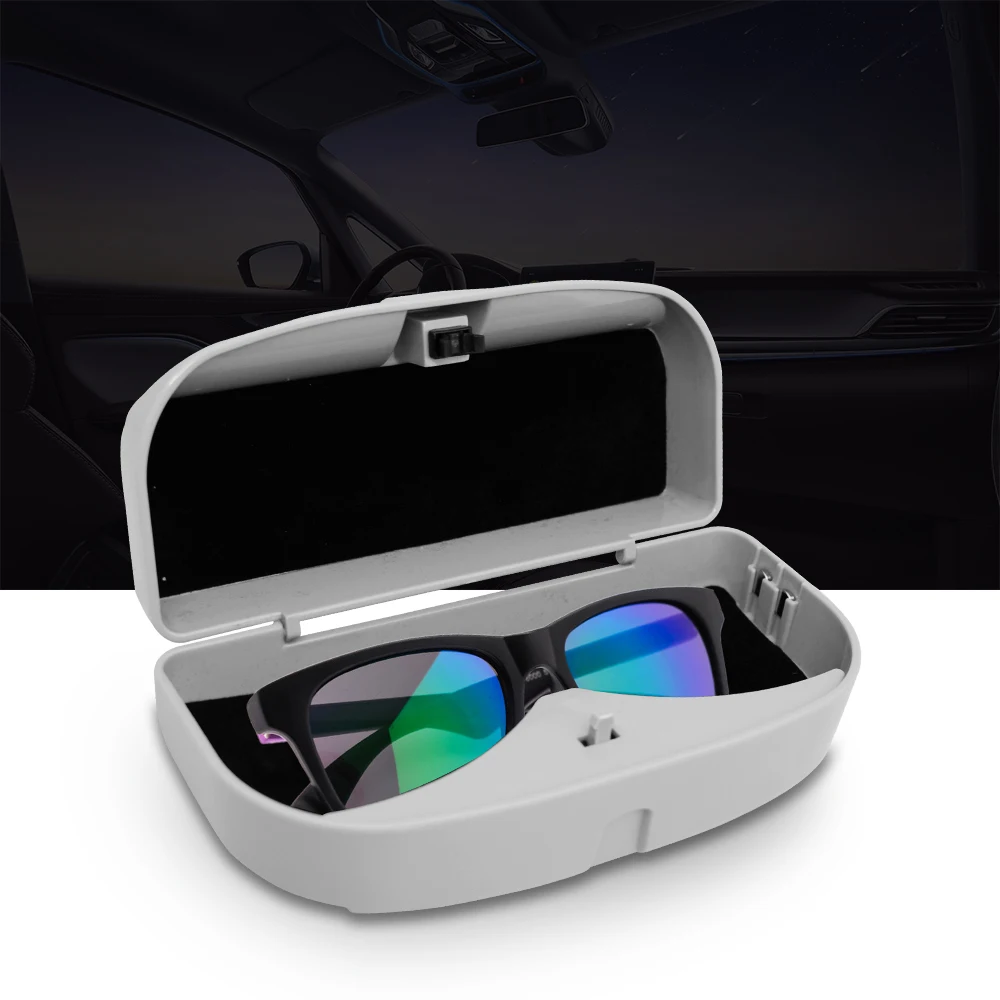 Автомобильный стеклянный бокс es солнцезащитные очки держатель чехол органайзер