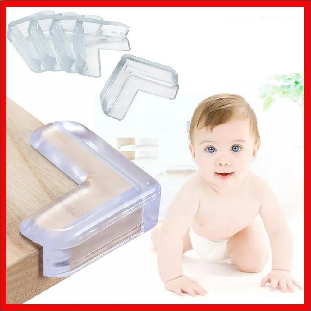 

4pcs Silicone Protector Table Corner Edges Safety Cover Home Baby Strip Anti-collision Anti Children Collision S T4r5