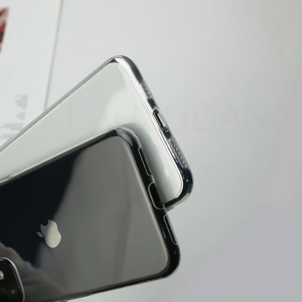 Ультратонкий Прозрачный чехол для телефона iPhone 11 7 силиконовый мягкий накладка 12