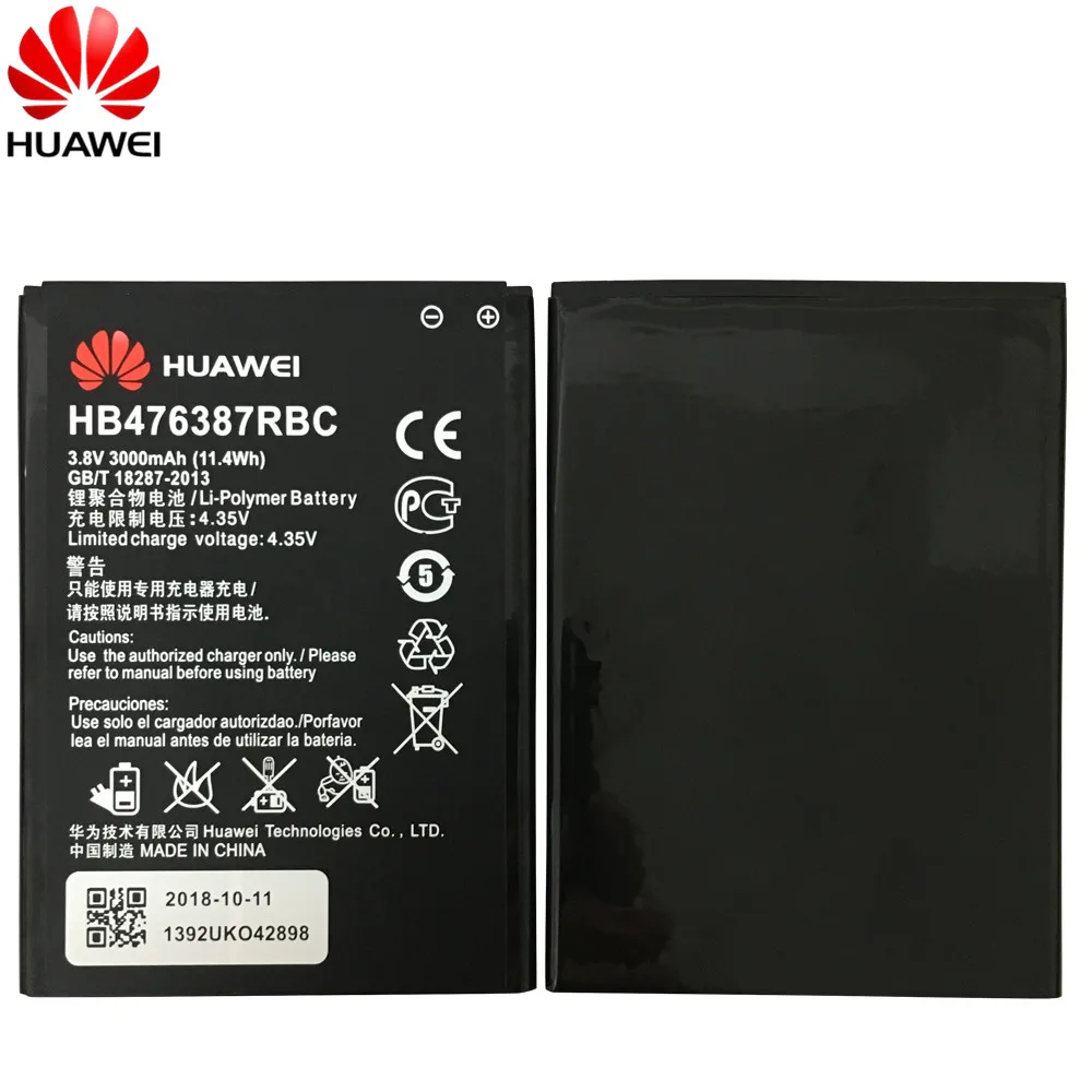 

Hua Wei 100% оригинальный HB476387RBC Аккумулятор для Huawei Honor 3X G750 B199 сменная батарея для телефона 3000 мАч аккумулятор с реальной емкостью