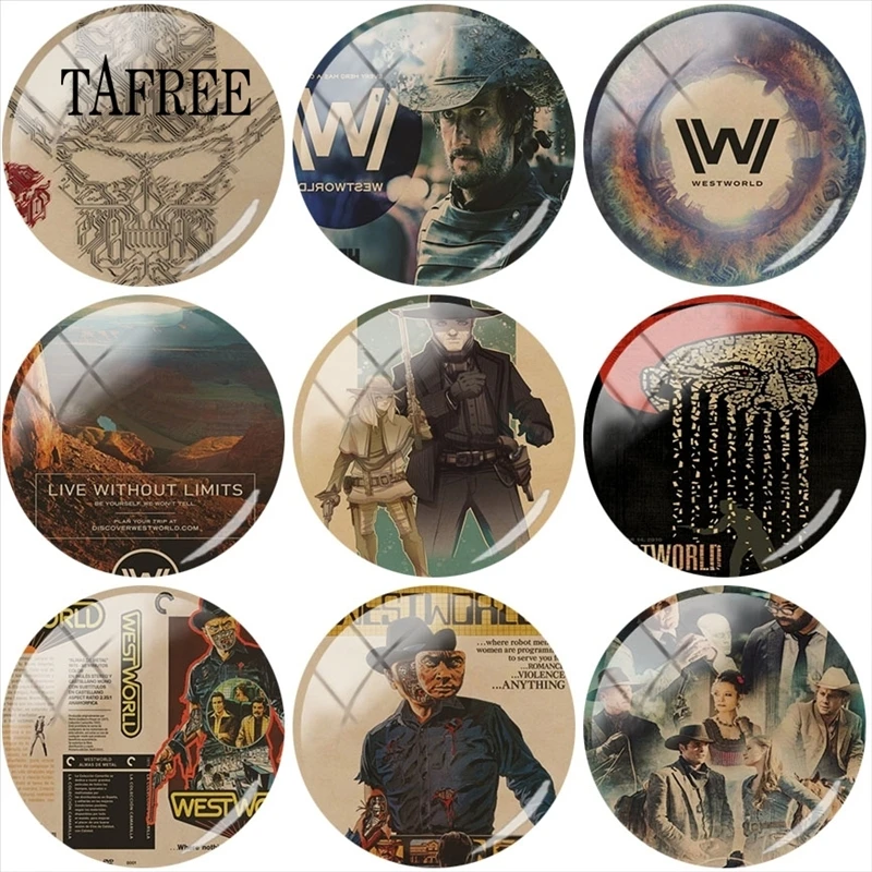 TAFREE Westworld фото 12 мм/15 мм/16 мм/18 мм/20 мм/25 мм западный мир лабиринт стекло кабошон