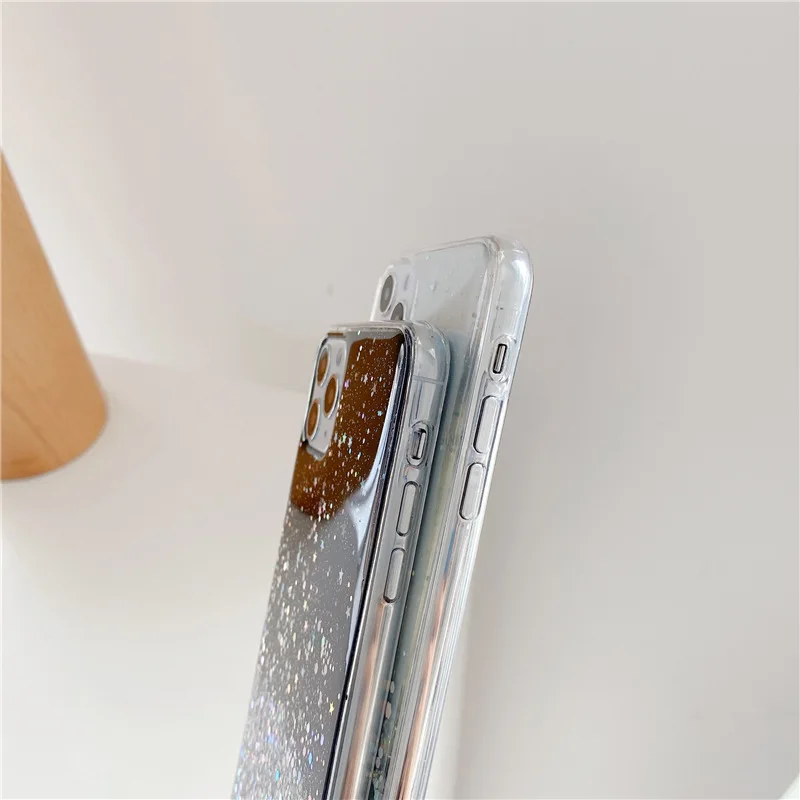 

Women Glitter Sequins Phone Case For iPhone 12pro max 11 7 8 11Pro Max XR XS X 6S 6 7 12 mini Case Star Back Cover Fashion Shell