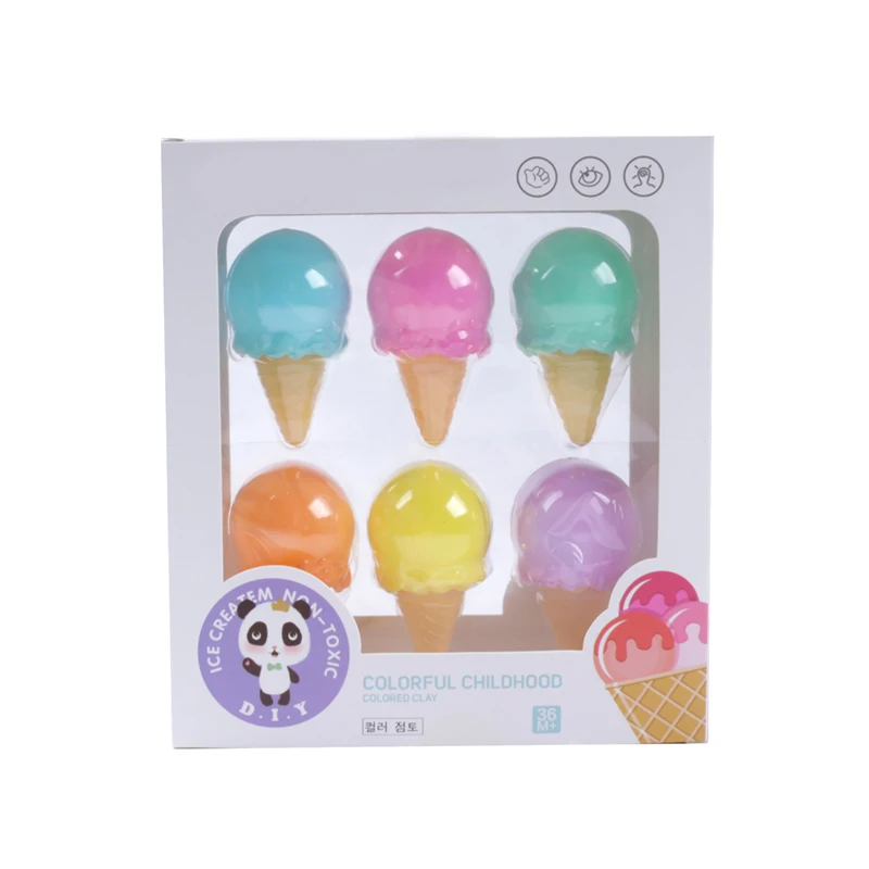 6 шт. прозрачный слизь игрушки клей для страз пушистого шпатлевка облако