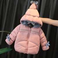 childrens coat winter hooded baby girls cotton padded parka coats thicken warm toddler kids outerwear 1 5y