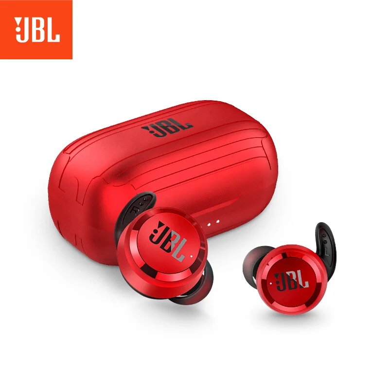 للبيع سماعة بلوتوث لاسلكية حقيقية JBL T280 TWS أذنين رياضية مقاومة للماء داخل الأذن شحن بطارية طويلة لانهائية الاستعداد