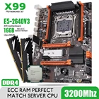 Материнская плата Atermiter X99 Turbo, с процессором Xeon E5 2640 V3 LGA2011-3 2X8 ГБ = 16 Гб 3200 МГц DDR4