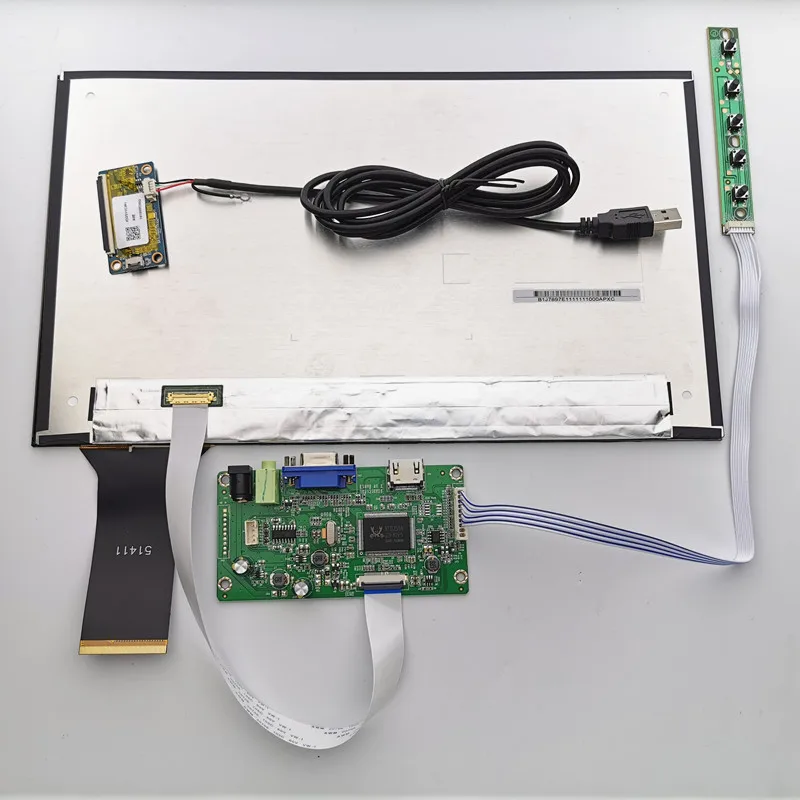 13," емкостный сенсорный дисплей модуль 1920X1080 для Linux/android/win7 8 10 Raspberry Pi3 plug and play ЖК-экран DIY комплекты