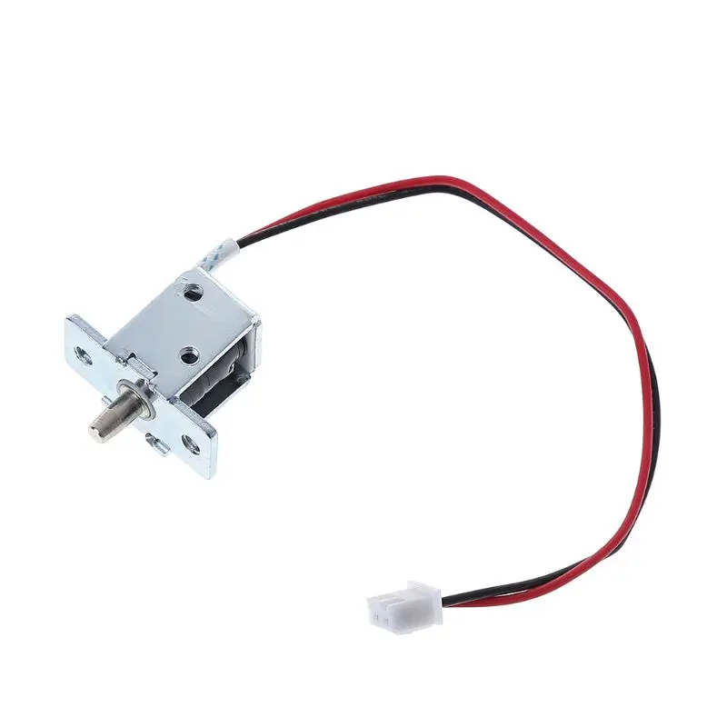 DC 12V 0.5A Mini Electric Solenoid Lock Magnetic Cabinet Bolt Push-Pull Release Assembly Access Control  Безопасность и