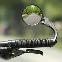 the new bicycle handlebar rearview mirror is easy to install clear and wide range adjustable angle electric scooter mirror