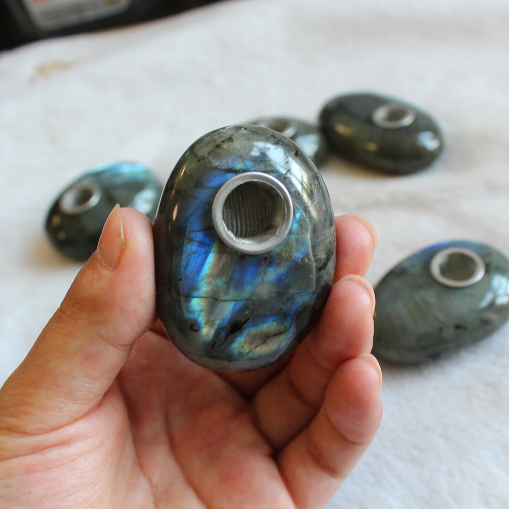 Runyangshi удлиненная трубка из натурального хрусталя кристаллическая неправильной