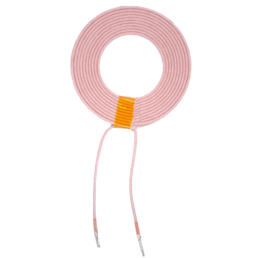 Taidacent 10 Pcs Inductance 14uH Diameter 39mm High Current Coil Wireless Power Supply Coil Inductance Air Core Coil