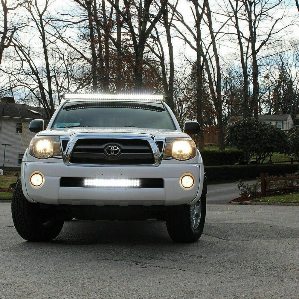 Верхний крепежный кронштейн для крыши подходит для Toyota Tundra 07-14 Изогнутые 50 дюймов светодиодный свет бар